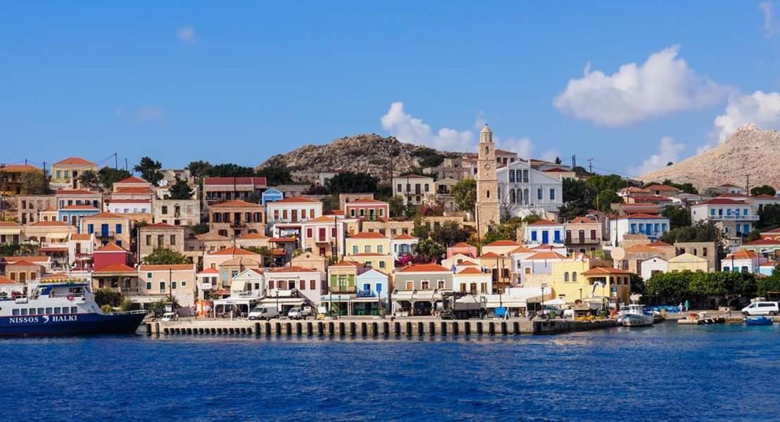 Apartamento House Galini Chalki Town Exterior foto